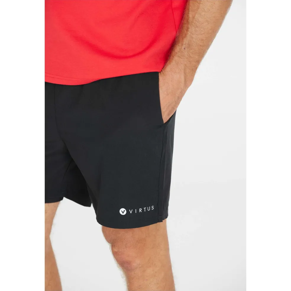 VIRTUS Zayne 2-in-1 short heren black