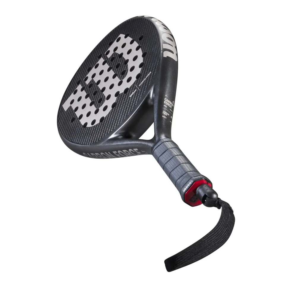 Wilson Carbon Force It padel racket black