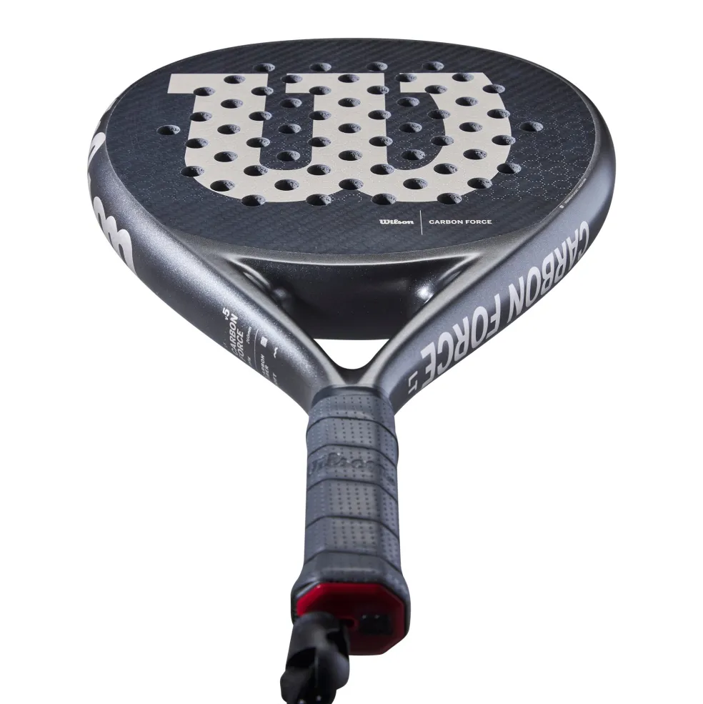 Wilson Carbon Force It padel racket black