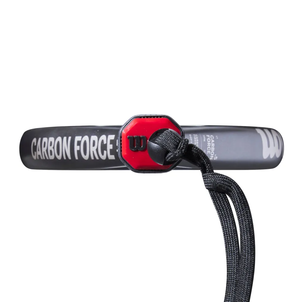 Wilson Carbon Force It padel racket black