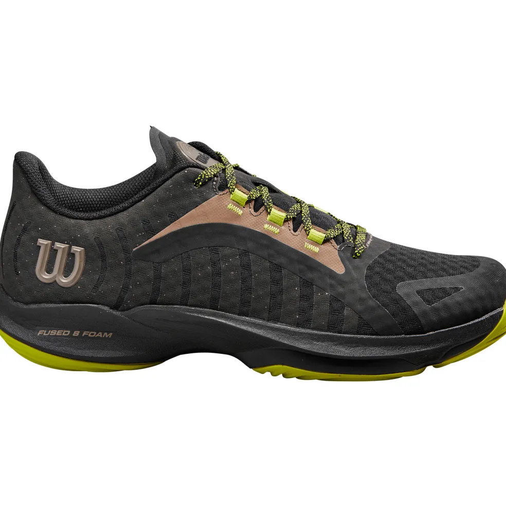 Wilson Hurakn Pro padelschoenen heren black lime