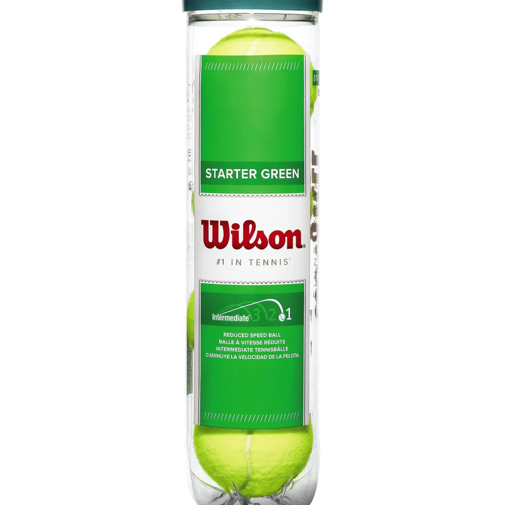 Wilson Starter Green tennisballen 4-pack