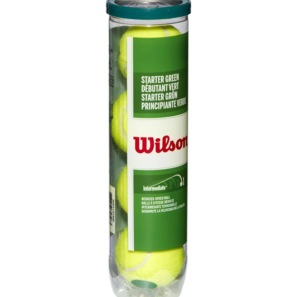 Wilson Starter Green tennisballen 4-pack