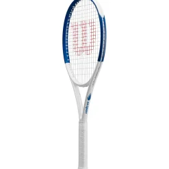 Wilson US Open Clash 100 V2 tennisracket white blue