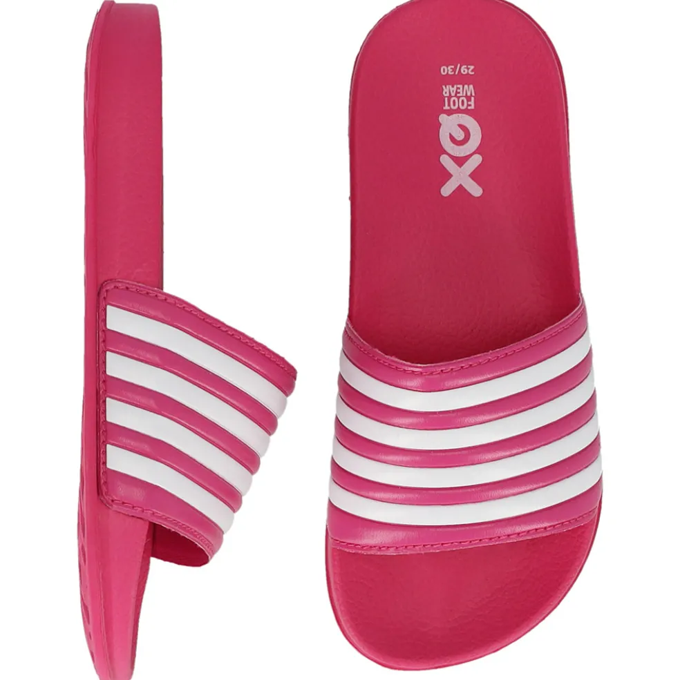 XQ 000133894006 slippers junior teens fuchsia white