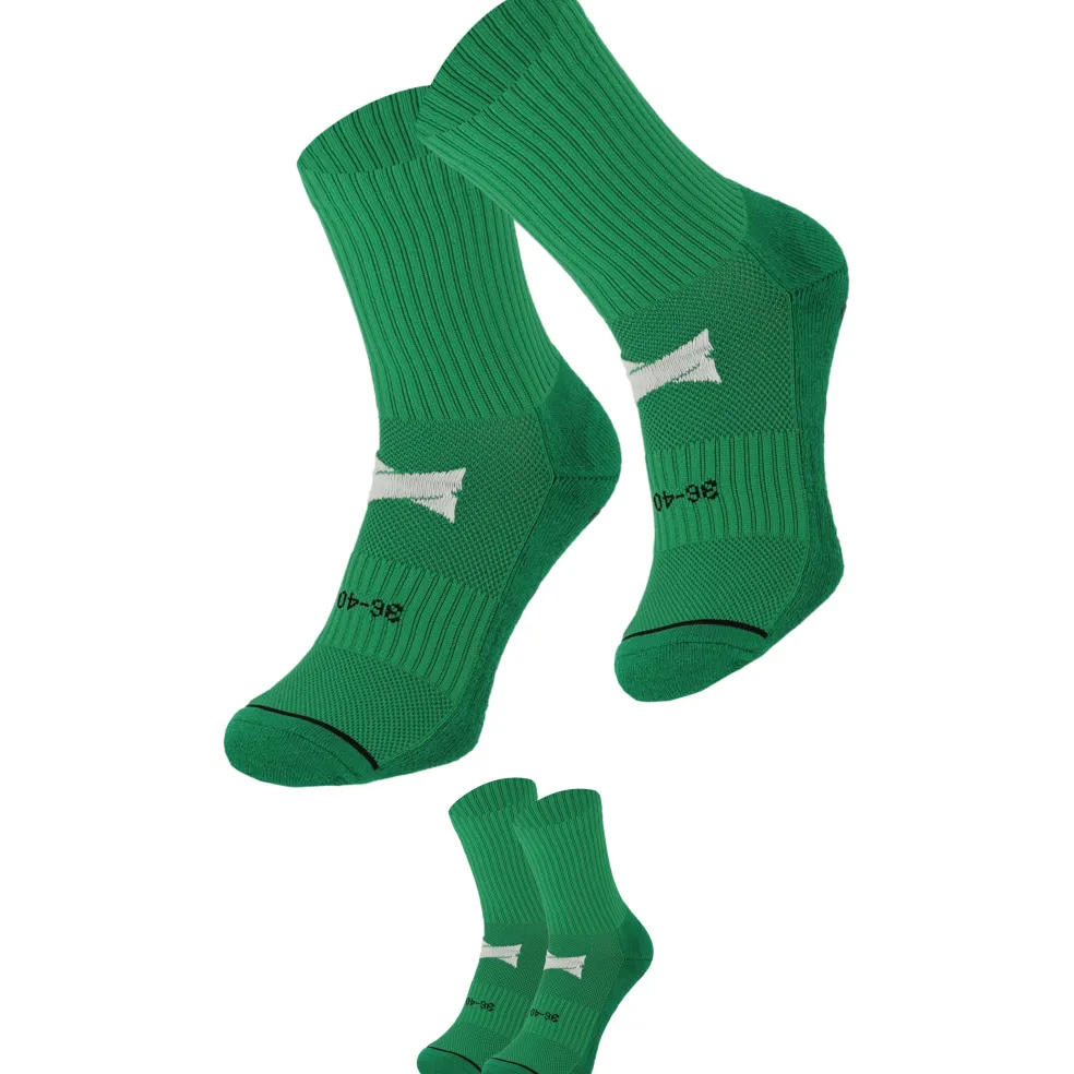Xtreme Sockswear Grip voetbalsokken green 2-pack