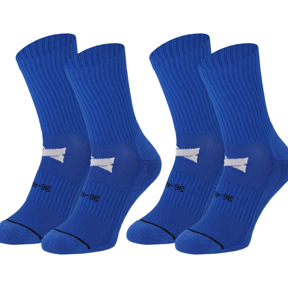 Xtreme Sockswear Grip voetbalsokken kobalt blue 2-pack