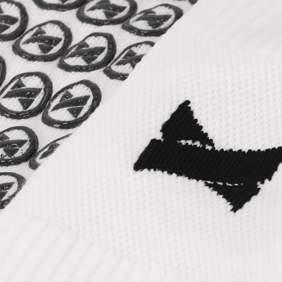 Xtreme Sockswear Grip voetbalsokken white 2-pack