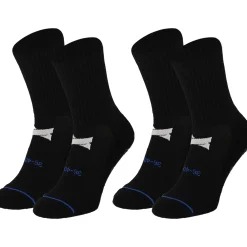 Xtreme Sockswear  Grip voetbalsokken black 2-pack