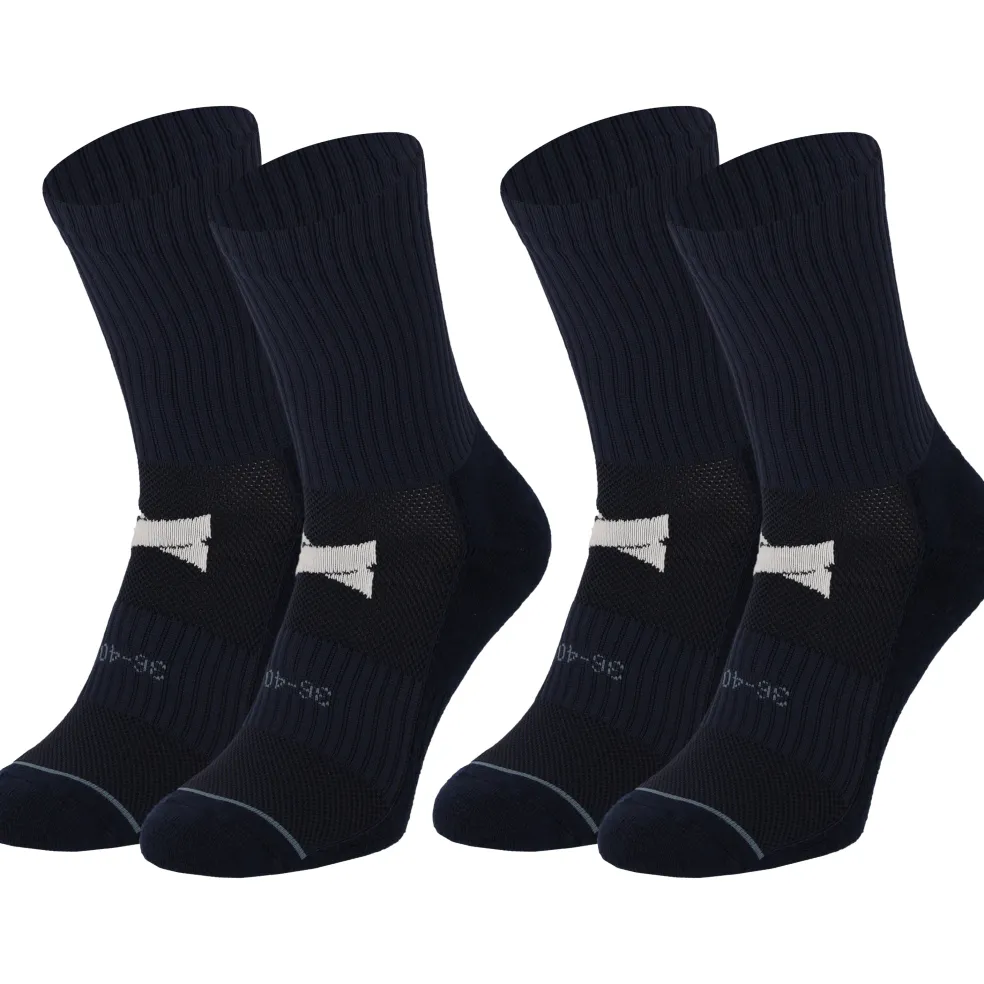 Xtreme Sockswear Grip voetbalsokken navy 2-pack