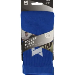 Xtreme Sockswear  Pro Footless Soccer sleeves kobalt blue 2-pack