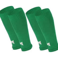 Xtreme Sockswear Pro Footless Soccer sleeves green 2-pack