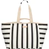 ZEBRA Richelle strandtas black white
