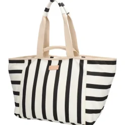 ZEBRA Richelle strandtas black white